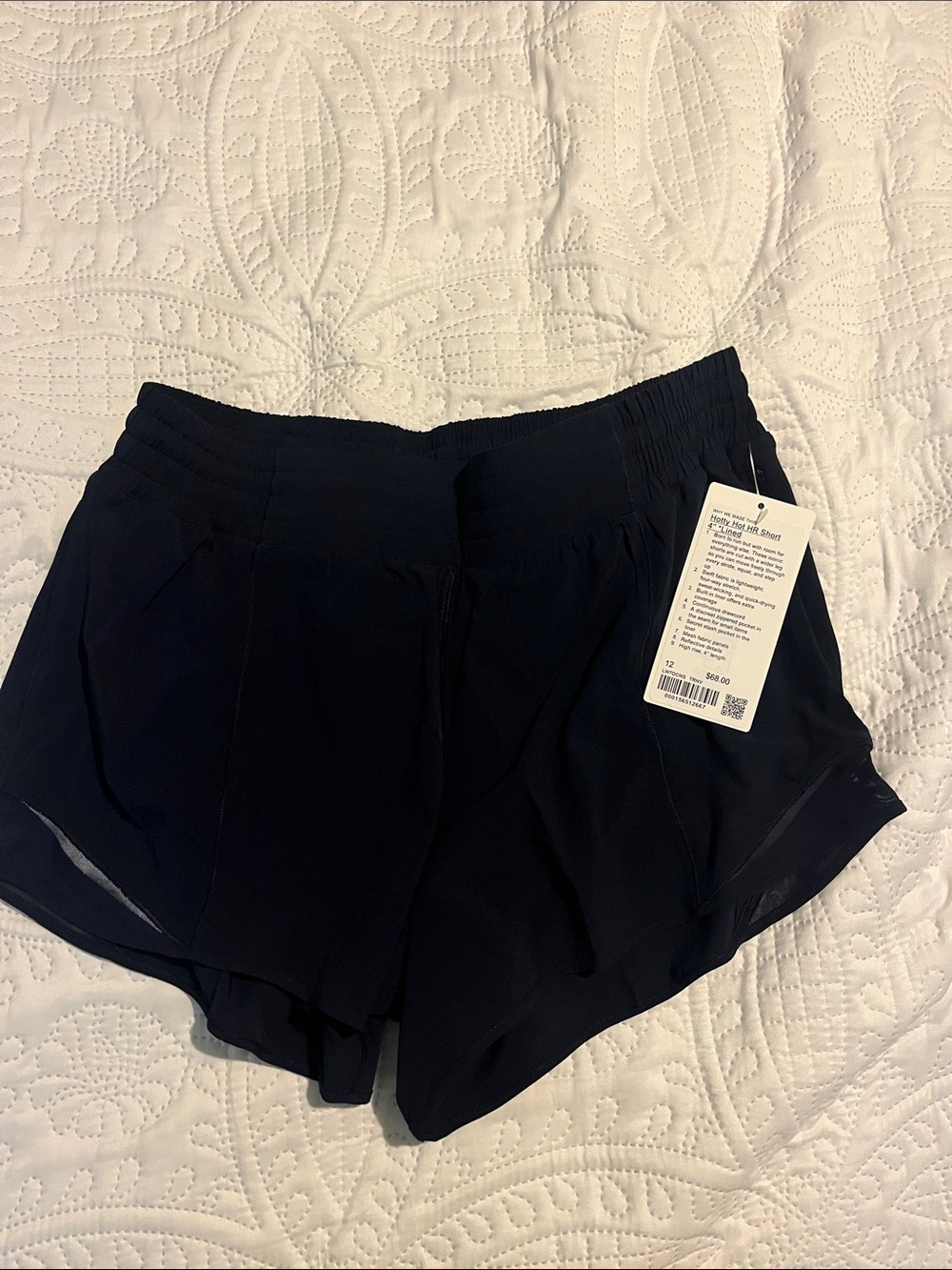 Lululemon Hotty Hot HR Shorts 4” Lined NWT Size 12